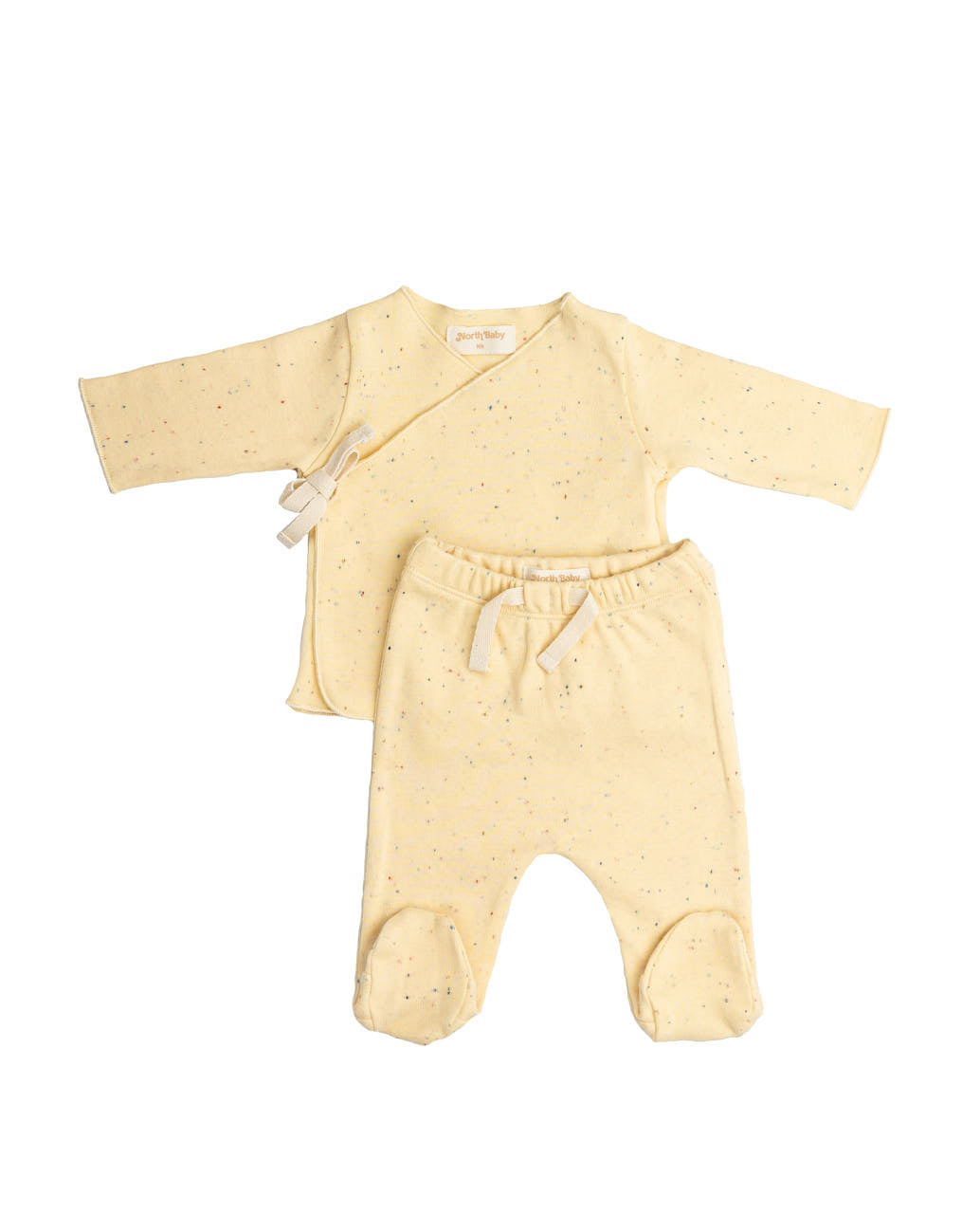 Knitted Baby Set - NB - Banana