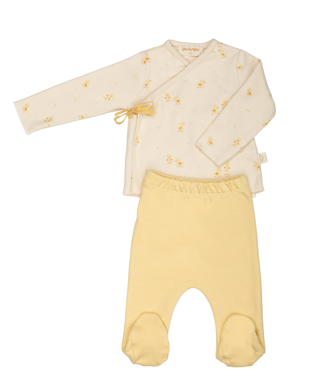 Knitted Baby Set - NB - Duckling