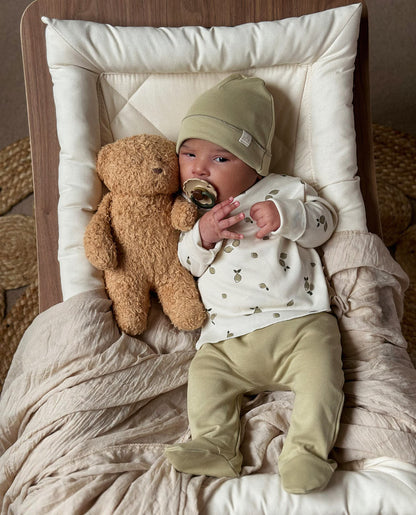 Knitted Baby Set - NB - Limes