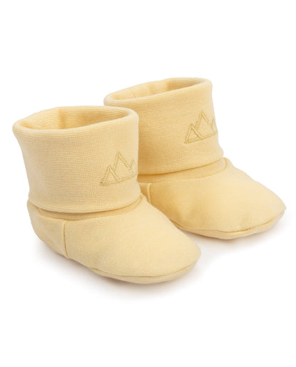 Baby Booties - NB - Banana