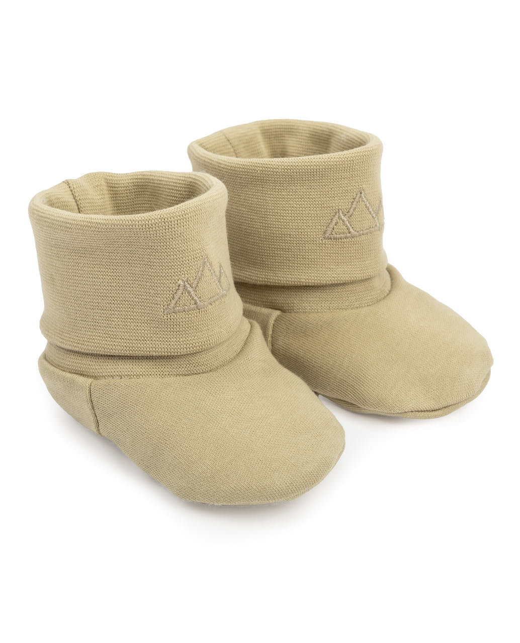 Baby Booties - NB - Kakhi