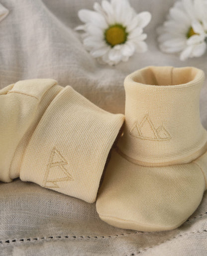 Baby Booties - NB - Banana