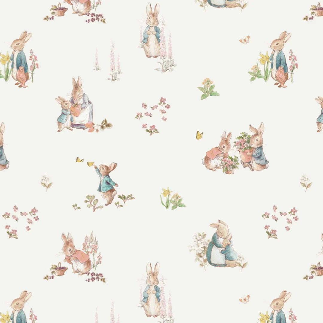 Sábana de Cuna - Cotton Muslin Peter Rabbit