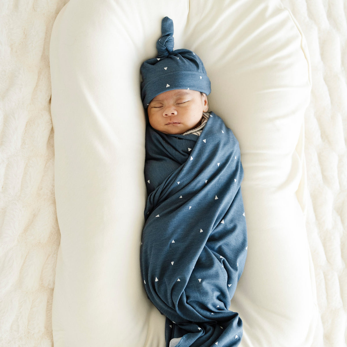 Swaddle Elástico - Denim Triangle