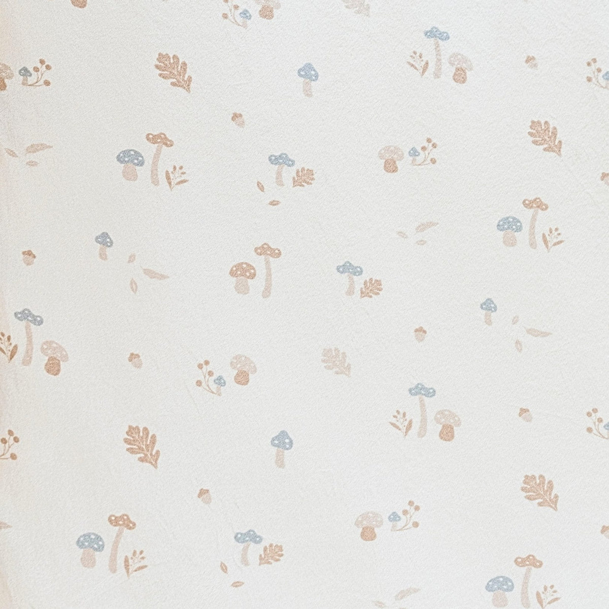 Sábana de Cuna - Minky Stretch Luxe - Mushroom