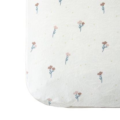 Sábana de Cuna - Minky Stretch Luxe - Florals