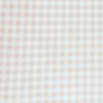 Sábana de Cuna - Minky Stretch Luxe - Gingham