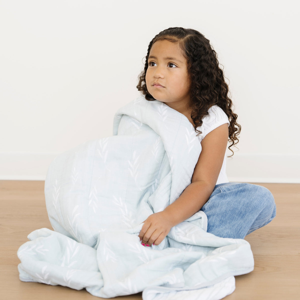 Colcha de Cuna - Cotton Muslin - Olive Brand