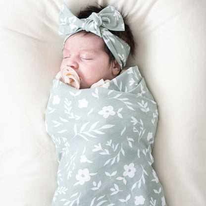 Swaddle Elástico - Sweet Alyssum