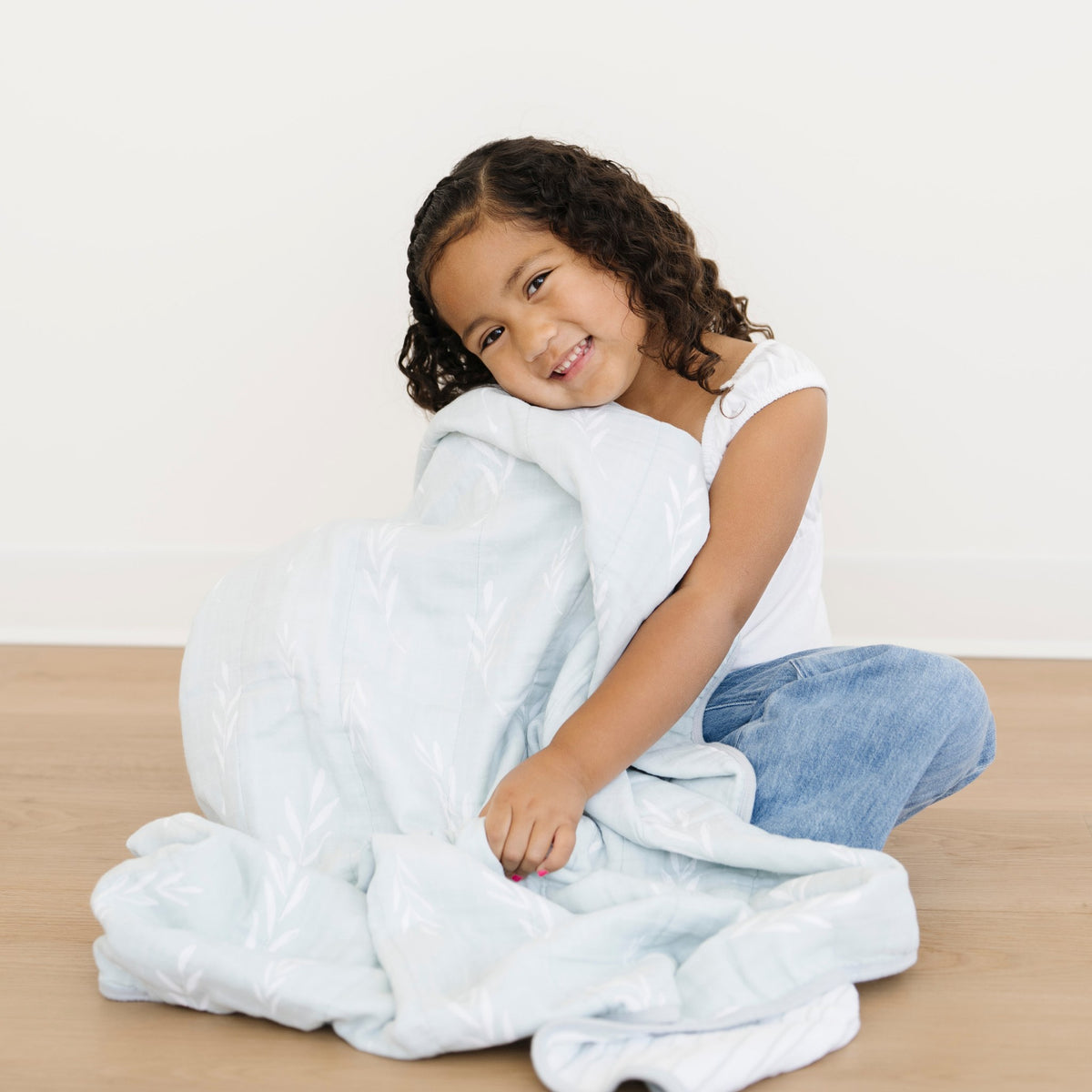 Colcha de Cuna - Cotton Muslin - Olive Brand