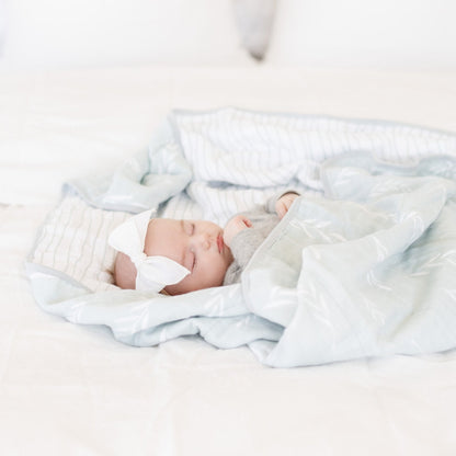 Colcha de Cuna - Cotton Muslin - Olive Brand