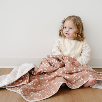 Colcha de Cuna - Cotton Muslin - Simple Buds