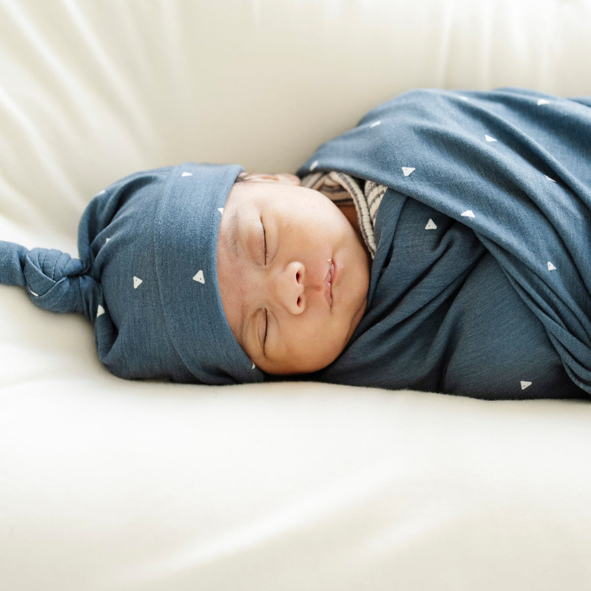 Swaddle Elástico - Denim Triangle