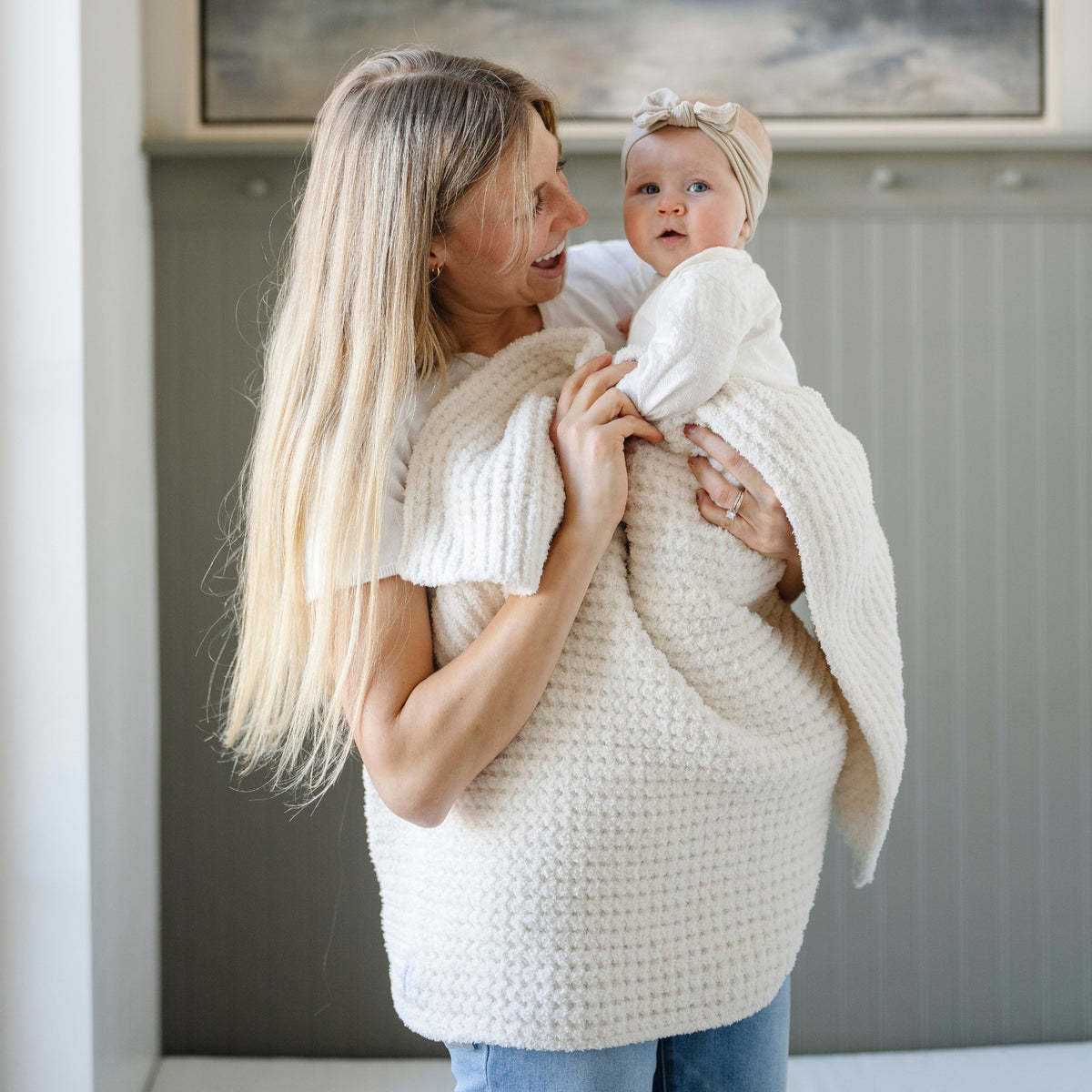 Cobija Waffle Knit - Swan