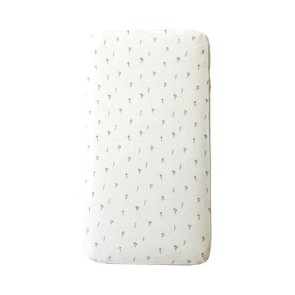Sábana de Cuna - Minky Stretch Luxe - Florals