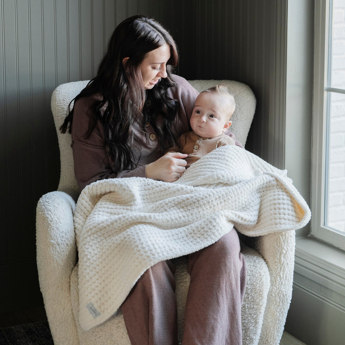 Cobija Waffle Knit - Swan