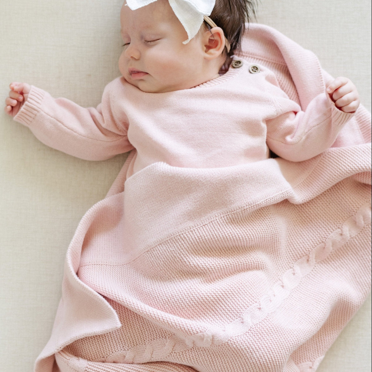 Cobija Cotton Knit - Pink