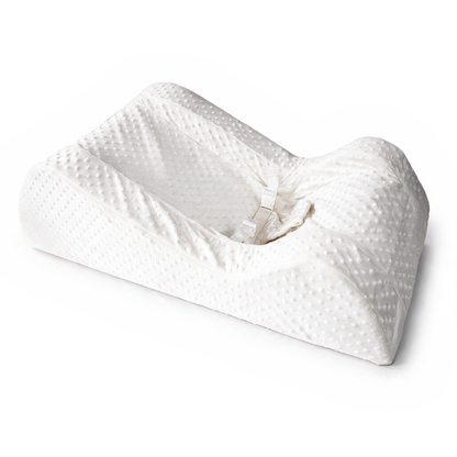 Sillón antirreflujo para bebé en tela burbuja blanca